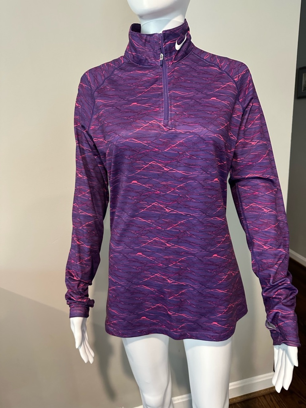 Nike 1/4 zip running jacket